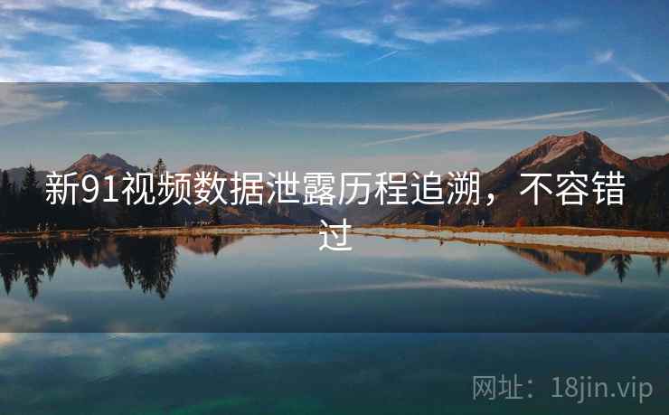 新91视频数据泄露历程追溯，不容错过